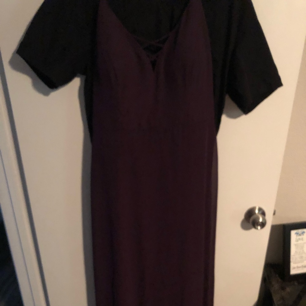 Purple bridesmaid dress